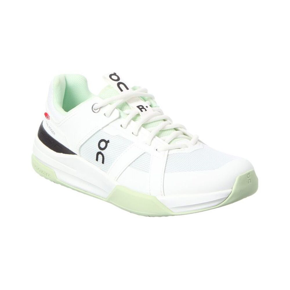 On Running Canvas & Leather Sneaker, White